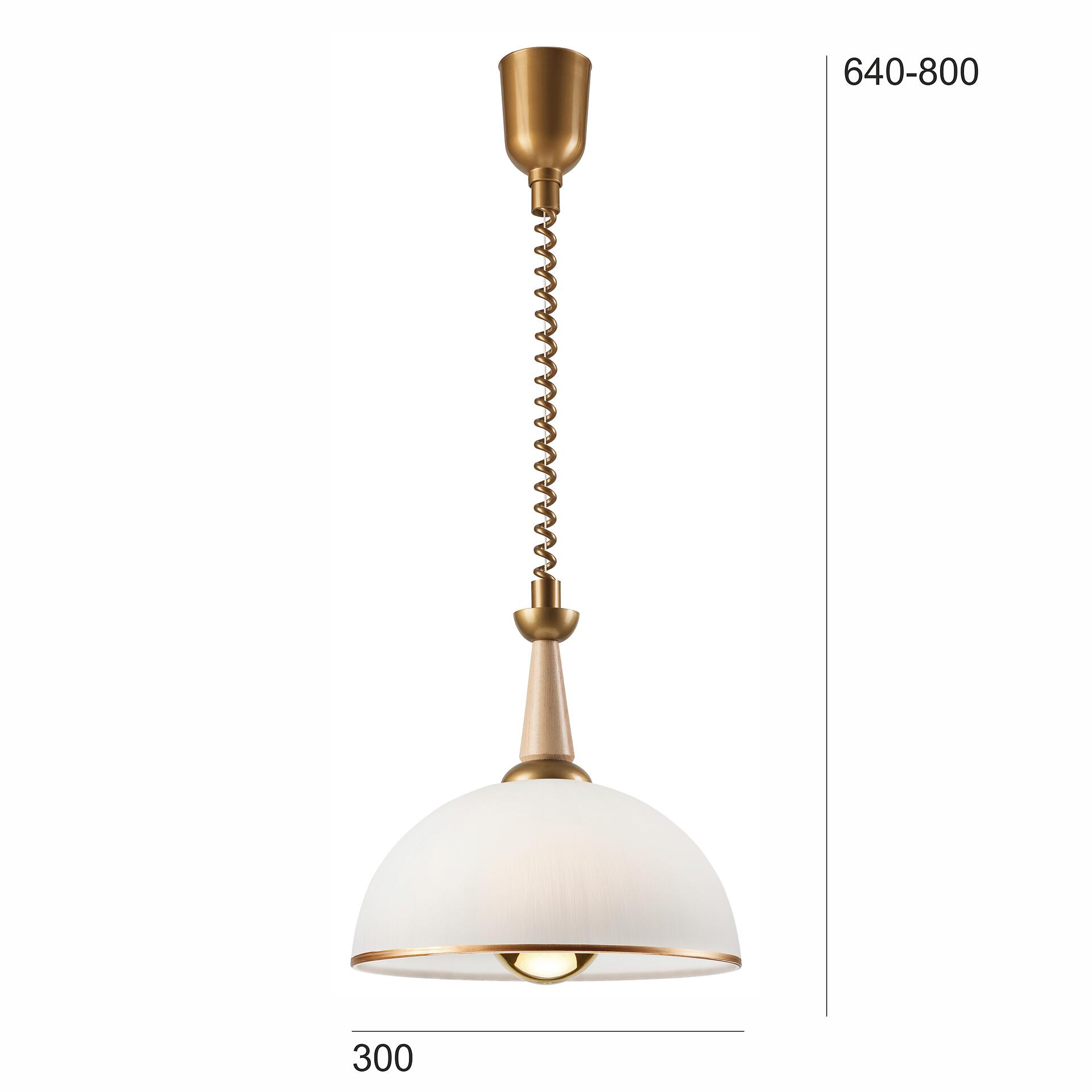 Lamkur Deckenleuchte gold Glas B/H/L: ca. 64x30x64 cm E27 1 Brennstellen