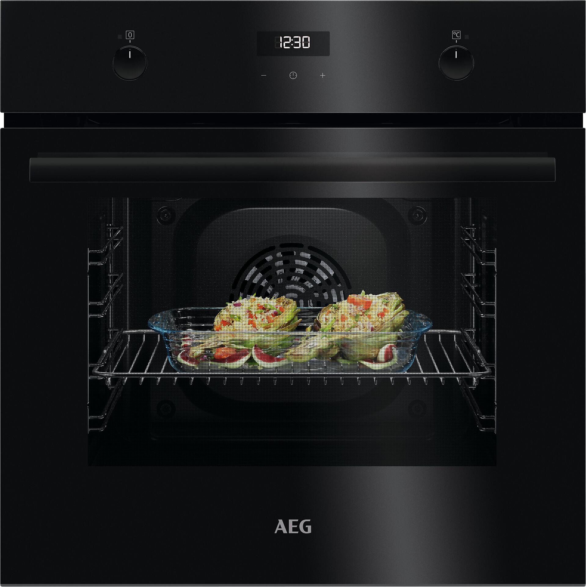 AEG Backofen-Set XXXL60P schwarz B/H/T: ca. 59,4x59,8x56 cm