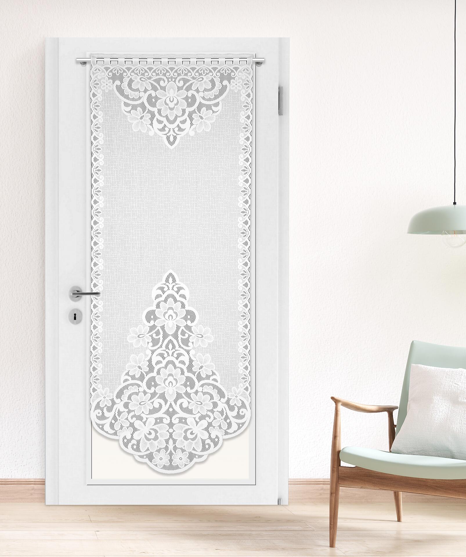 POCOline Scheibengardine Aruba weiß B/L: ca. 60x160 cm