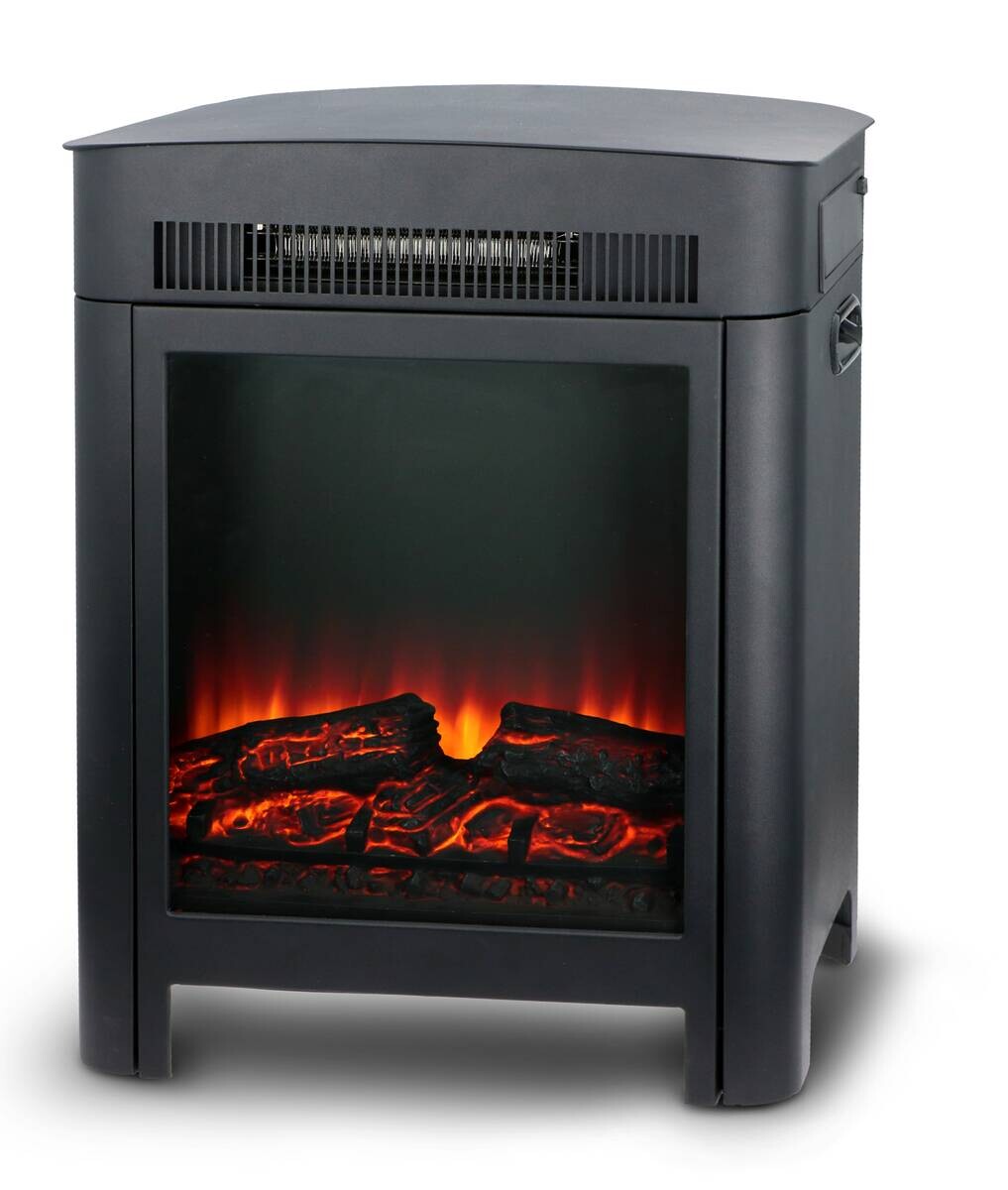 alpina Elektrokamin schwarz Metall B/H/T: ca. 59x41x26 cm ca. 1800 W