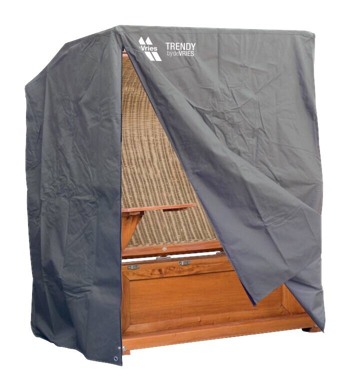 deVries Schutzhaube grau Polyester B/H/L: ca. 98x153x143 cm