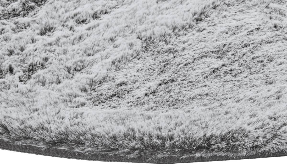 Fellimitat Maya silberweiß D: ca. 120 cm