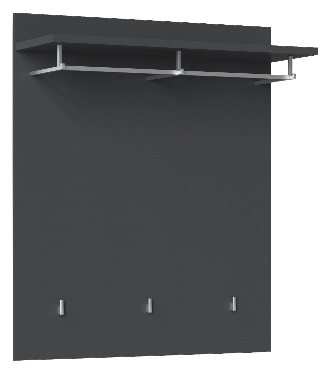 Garderobenpaneel Spring anthrazit B/H/T: ca. 86x101x30 cm