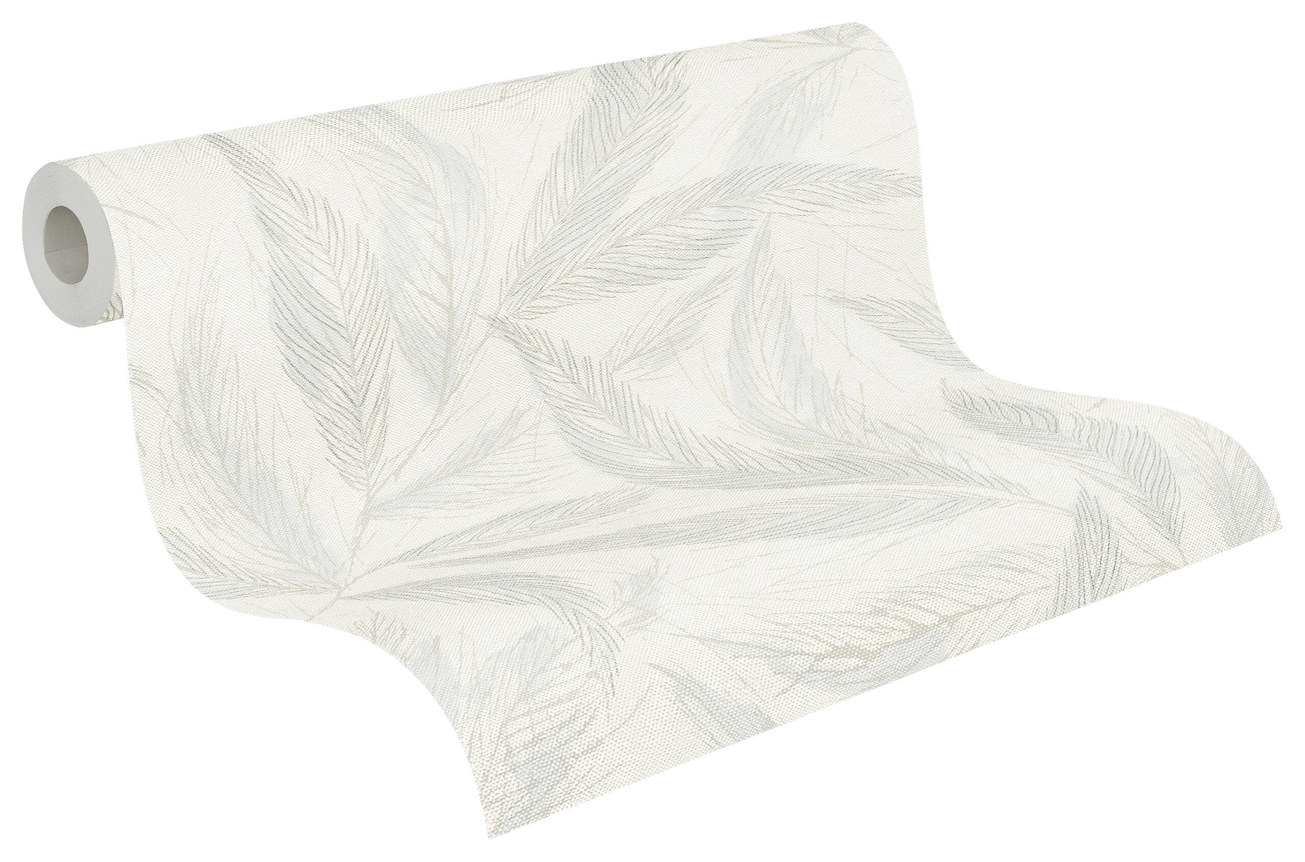 A.S.Creation Vliestapete grau creme weiß B/H/D: ca. 53x1005x9,3 cm