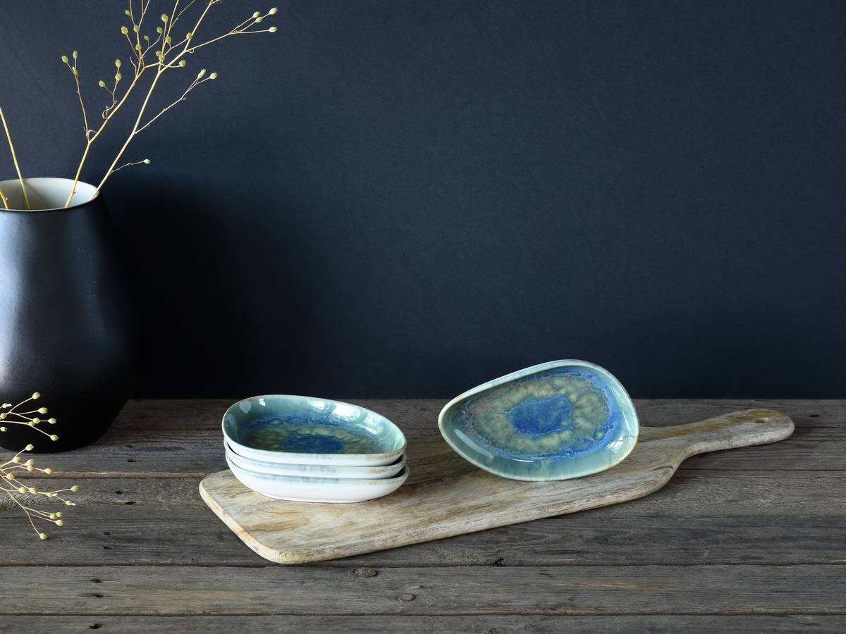 CreaTable Schalen-Set Yuki multicolor Steinzeug D: ca. 14,7 cm