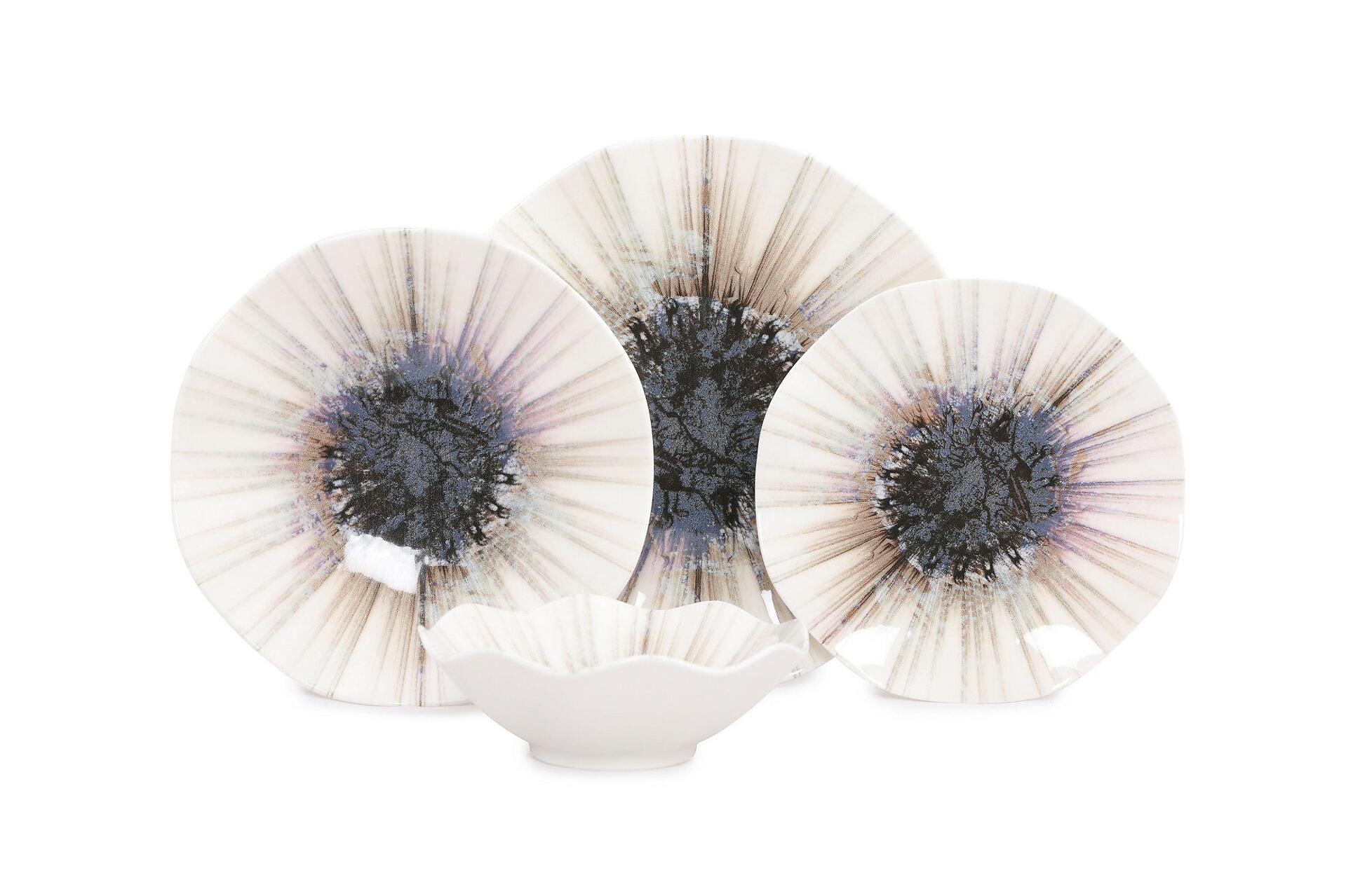 Hermia Concept Kombiservice mehrfarbig Porzellan 24 tlg. Hermia Concept Kombiservice mehrfarbig Porzellan 24 tlg.