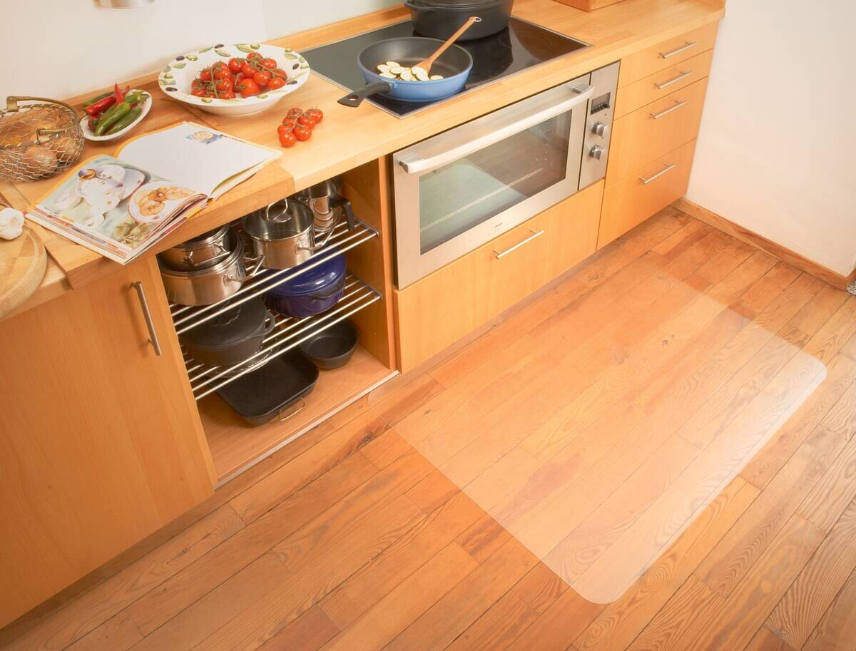 Bodenschutzmatte transparent B/L: ca. 60x80 cm