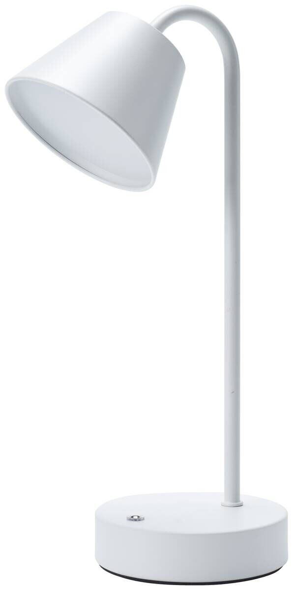 POCOline LED-Tischleuchte Darla weiß Metall B/H/L: ca. 11x31x11 cm