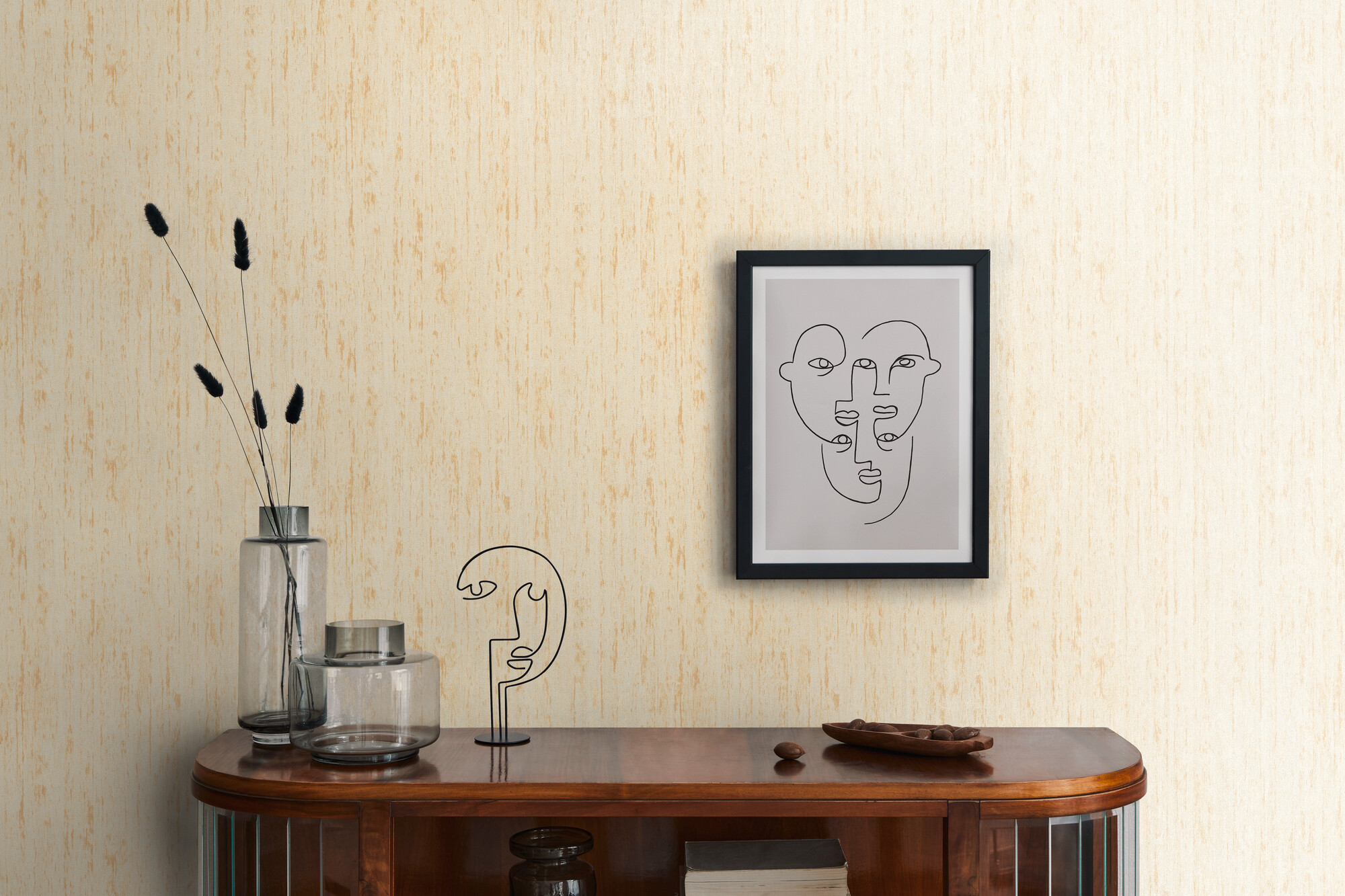 A.S.Creation Vliestapete gold gelb B/H/D: ca. 53x1005x8,3 cm