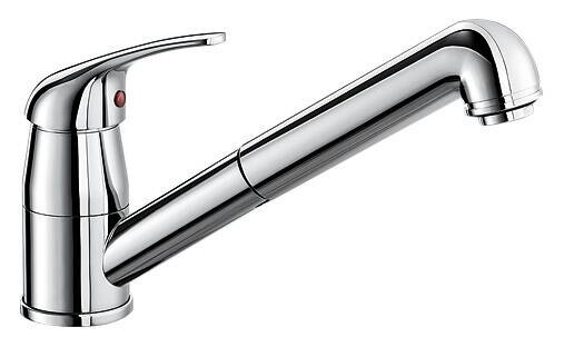 BLANCO Armatur Daras-S Chrom Chrom B/H/T: ca. 5,5x16x25,8 cm