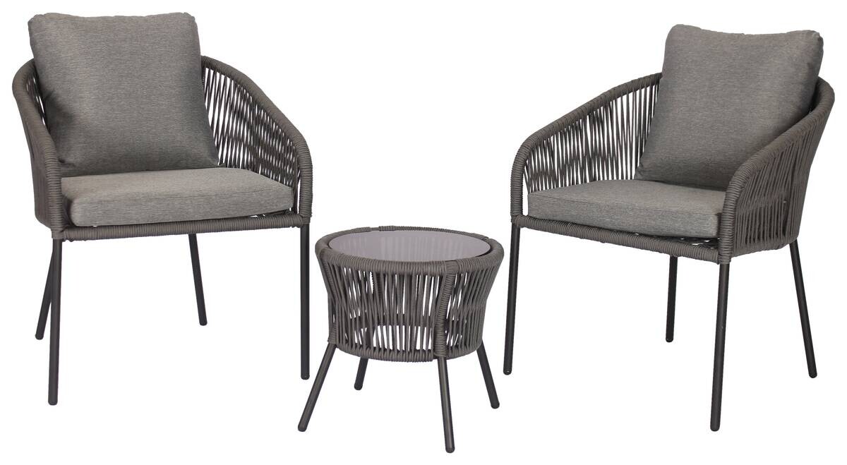 POCOline Balkonset Lisa schwarz Stahl