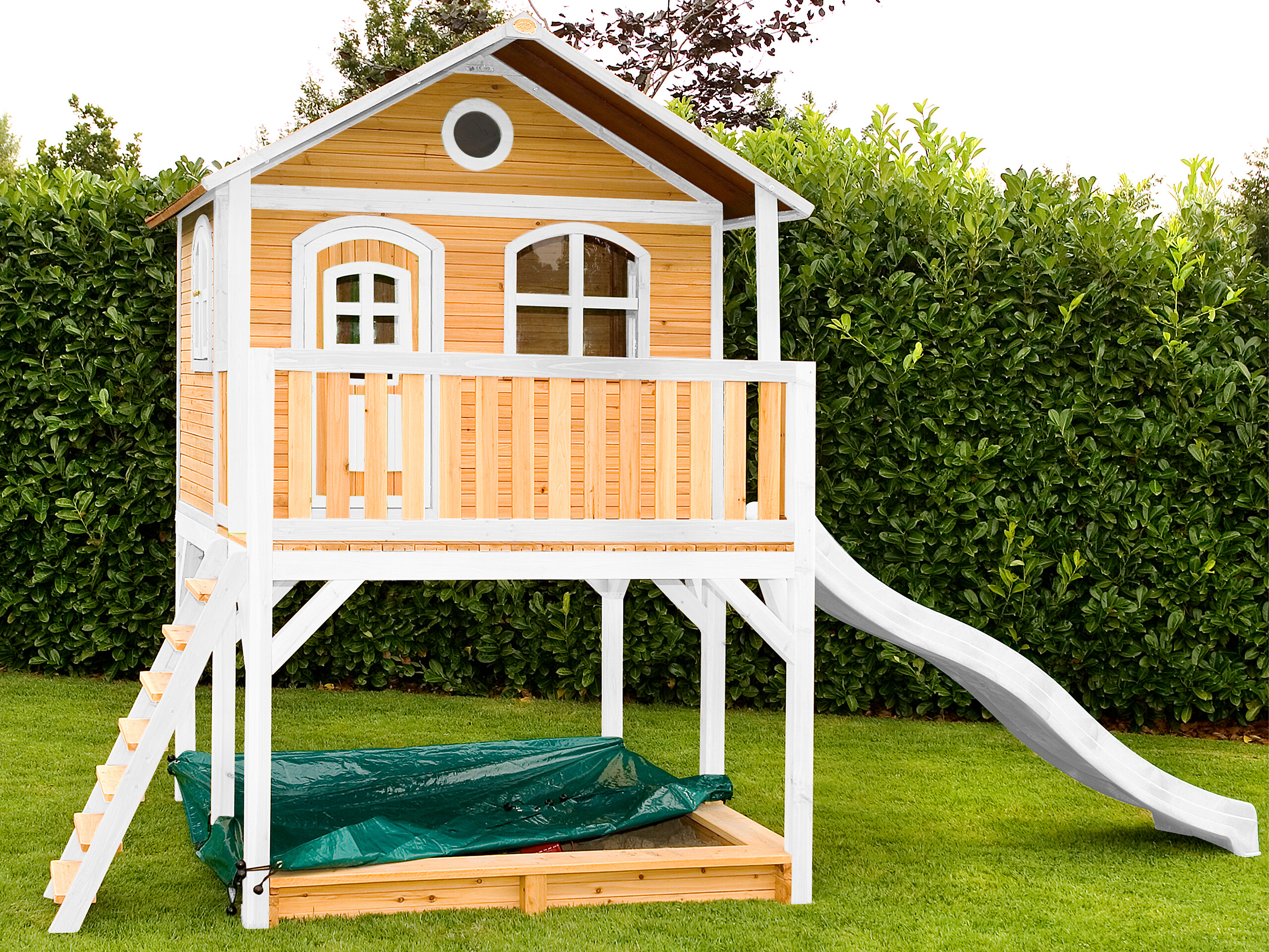 AXI Spielhaus Marc braun B/H/L: ca. 432x293x212 cm