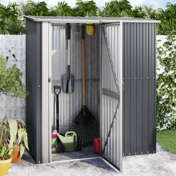 vidaXL Geräteschuppen anthrazit B/H: ca. 180,5x209,5 cm
