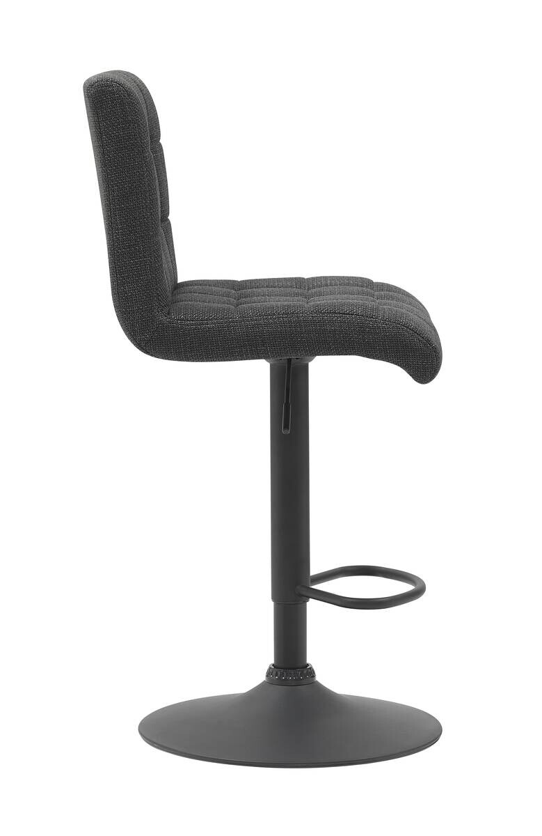 Barhocker Erika anthrazit Microfaser Webstoff H: ca. 83 cm