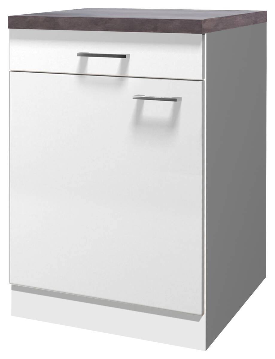 Flex-Well Unterschrank Lucca weiß matt B/H/T: ca. 60x85x60 cm