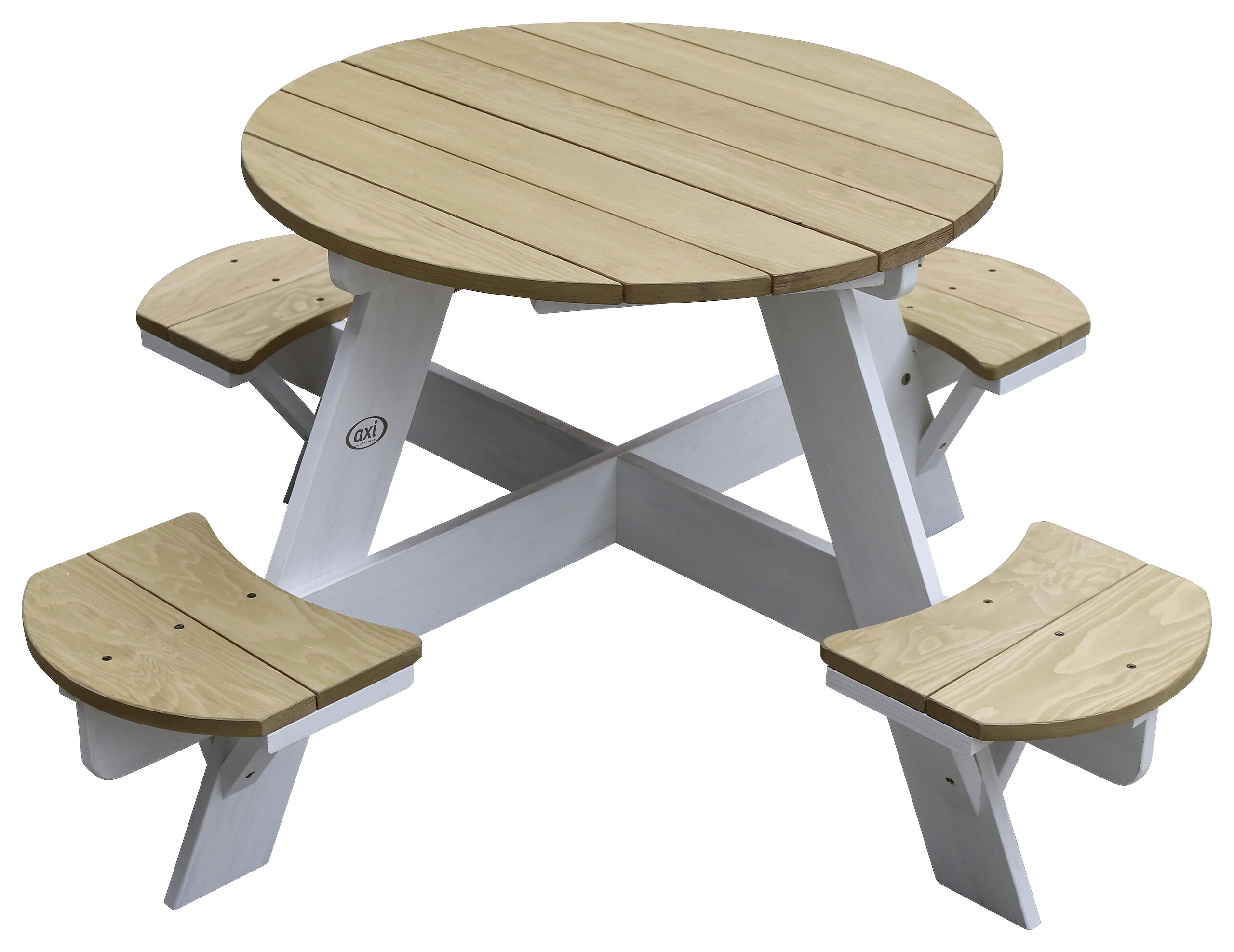 AXI Picknicktisch UFO braun B/H/L: ca. 120x56x120 cm