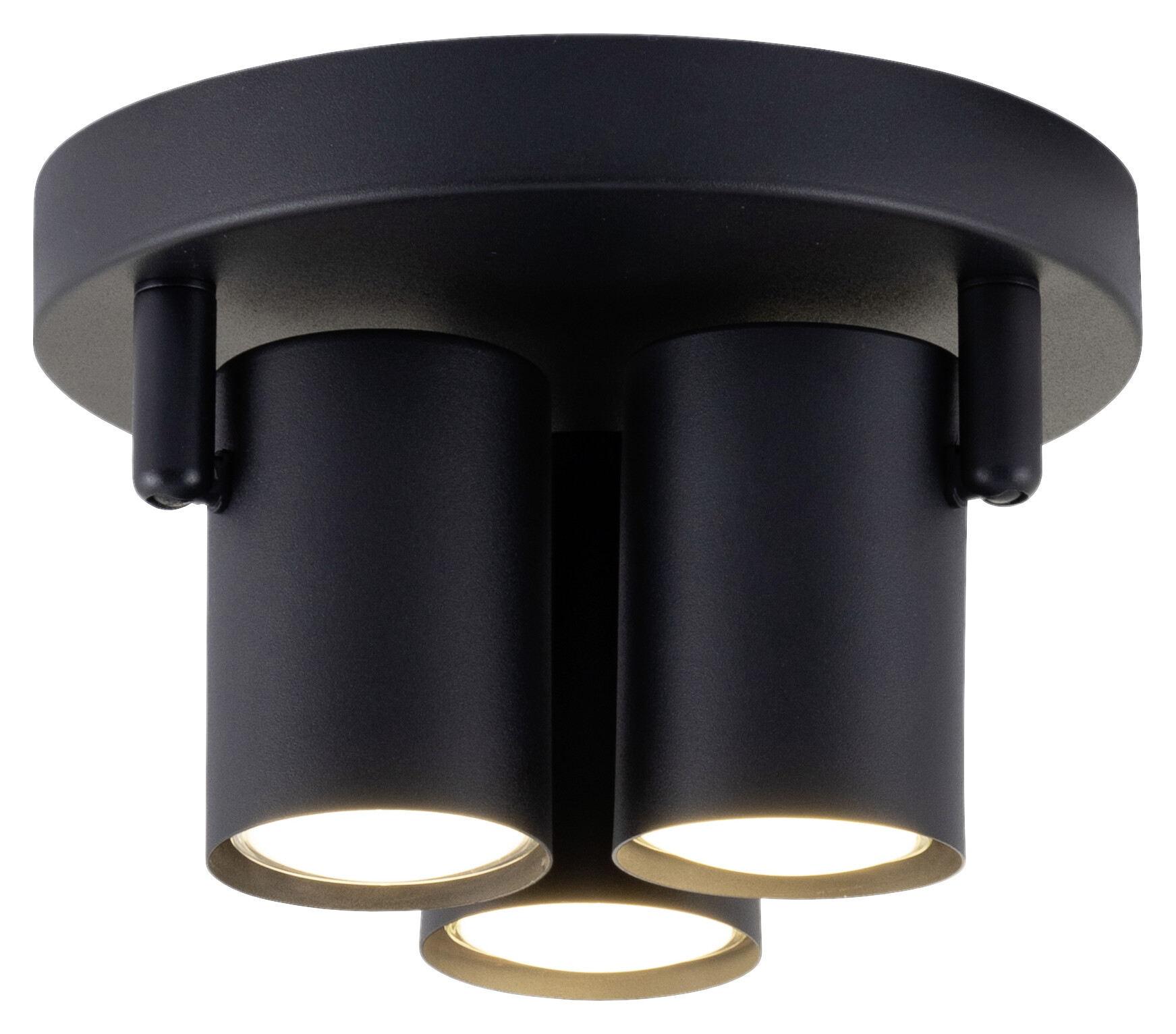 POCOline Spotbalken Thanina schwarz Metall H/D: ca. 12x27,5 cm GU10 3 Brennstellen