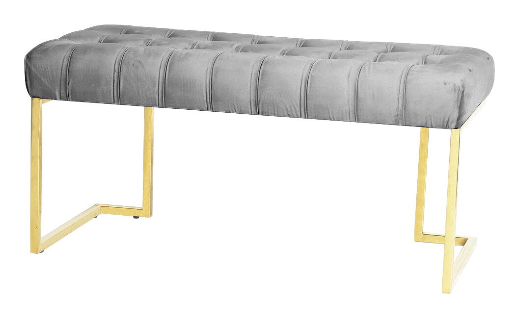 Sitzbank Rare 201 grau B/H/T: ca. 47x48x100 cm