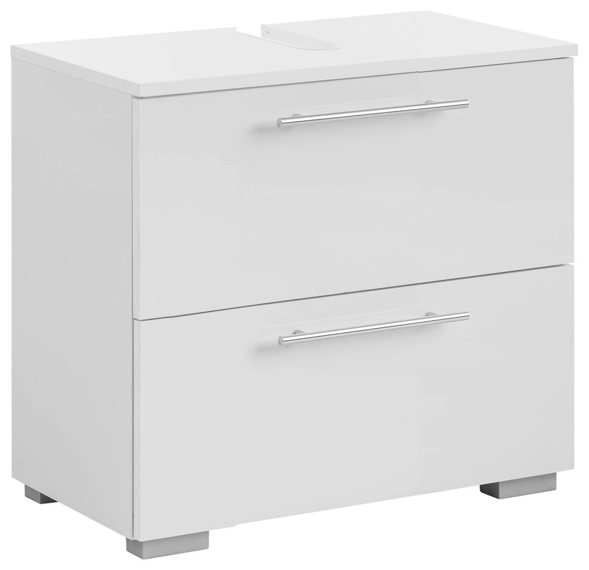 Waschbeckenunterschrank Carlos perlweiß Optik B/H/T: ca. 60,2x59,1x35 cm Waschbeckenunterschrank Carlos perlweiß Optik B/H/T: ca. 60,2x59,1x35 cm