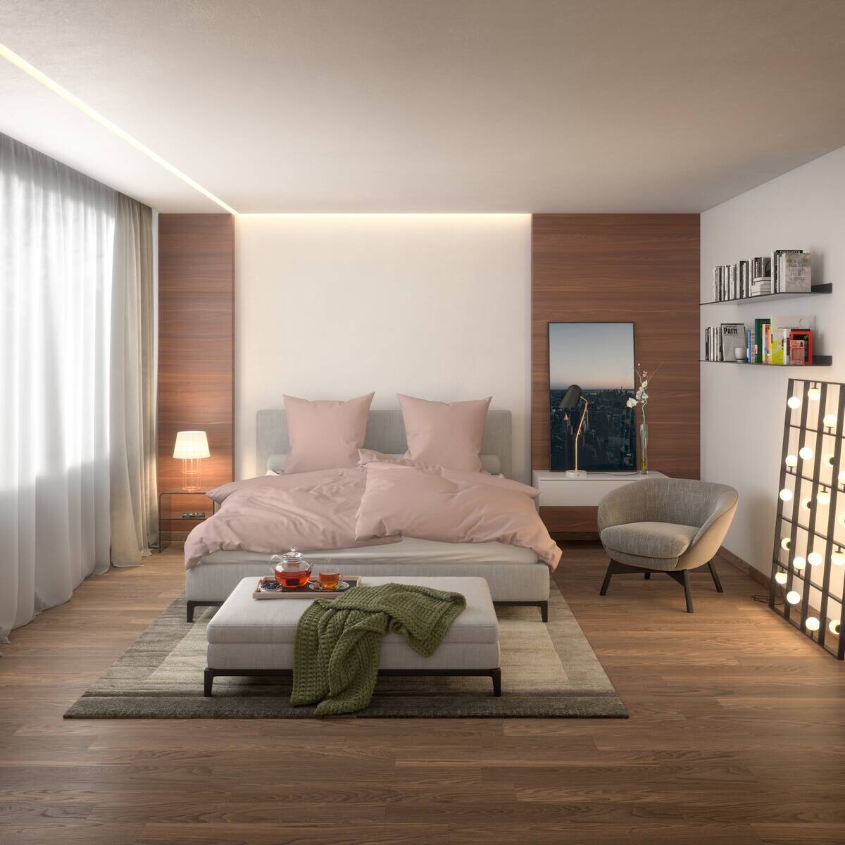 Baumwoll Bettwäsche Renforce rosé Baumwolle B/L: ca. 135x200 cm