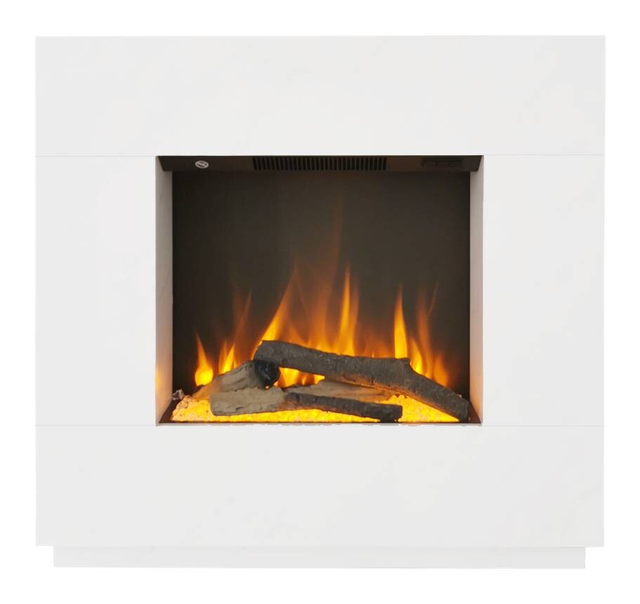 BHP Elektrischer-Kamin ESPEN BG00752 weiß MDF B/H/T: ca. 80x76x26 cm ca. 1500 W