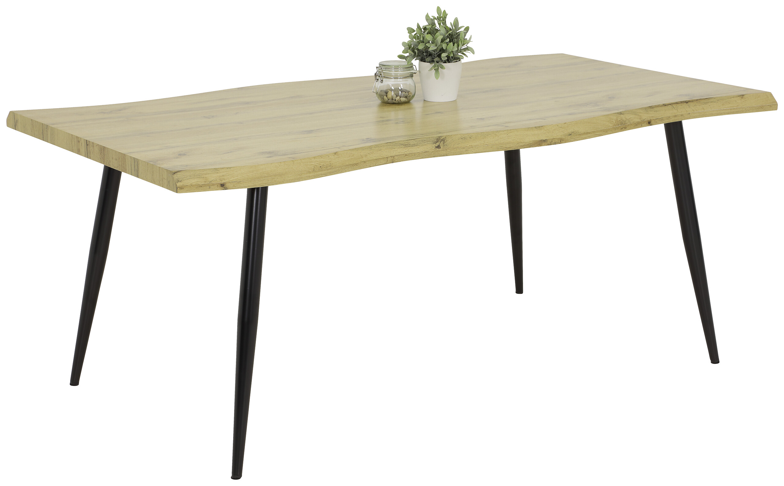 Esstisch GABI I T Eiche Wildeiche Nachbildung B/H/T: ca. 180x76x100 cm Esstisch GABI I T Eiche Wildeiche Nachbildung B/H/T: ca. 180x76x100 cm