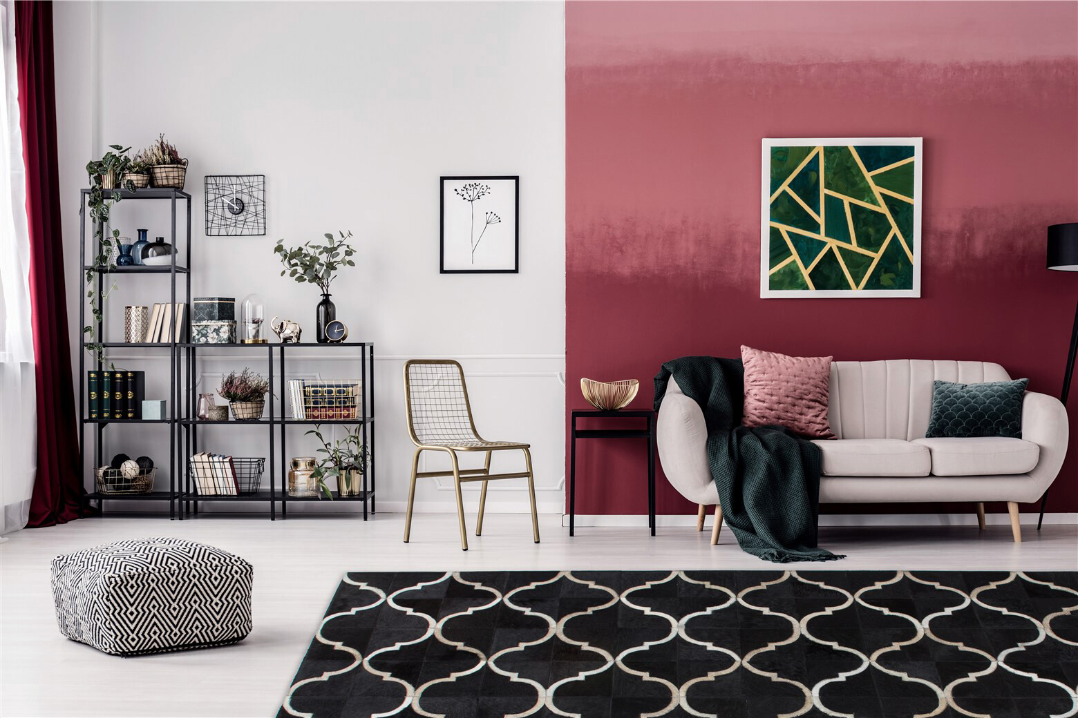 Kayoom Flachflorteppich Lavish 310 schwarz B/H/L: ca. 80x0,8x150 cm Kayoom Flachflorteppich Lavish 310 schwarz B/H/L: ca. 80x0,8x150 cm