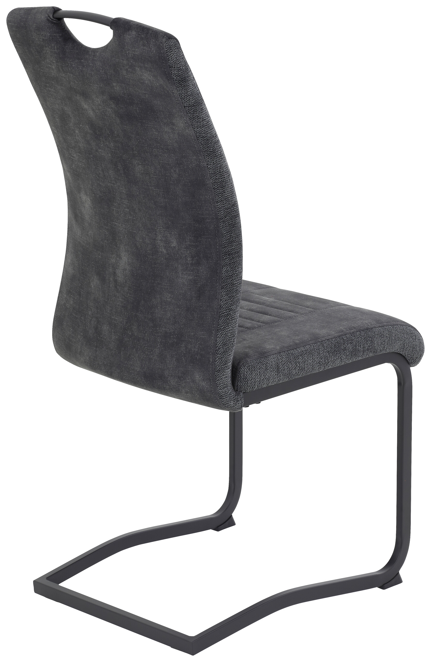 Schwingstuhl Riga, 4er-Set anthrazit Webstoff B/H/T: ca. 44x100x60 cm Schwingstuhl Riga, 4er-Set anthrazit Webstoff B/H/T: ca. 44x100x60 cm