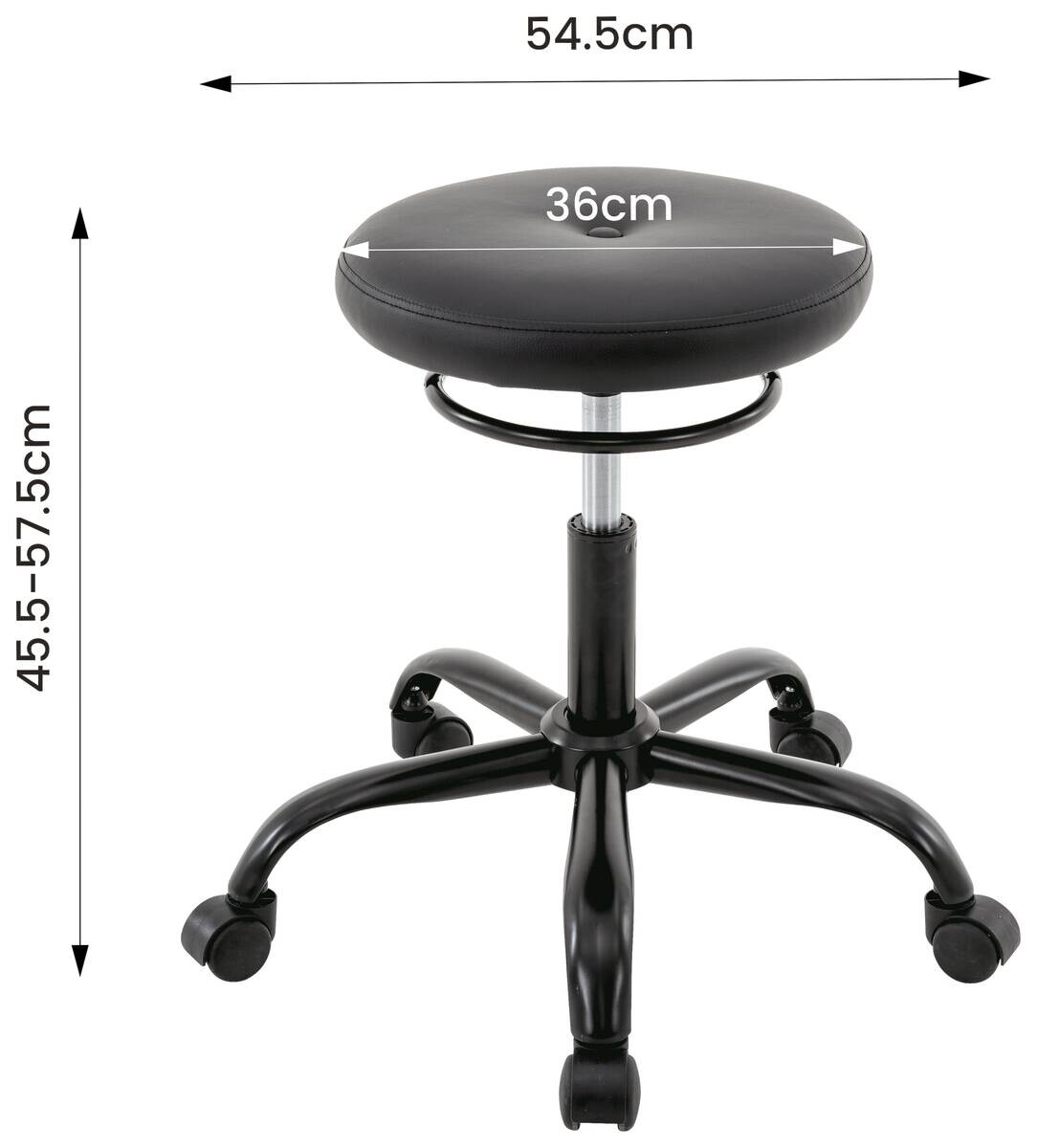 Drehstuhl Jessi schwarz