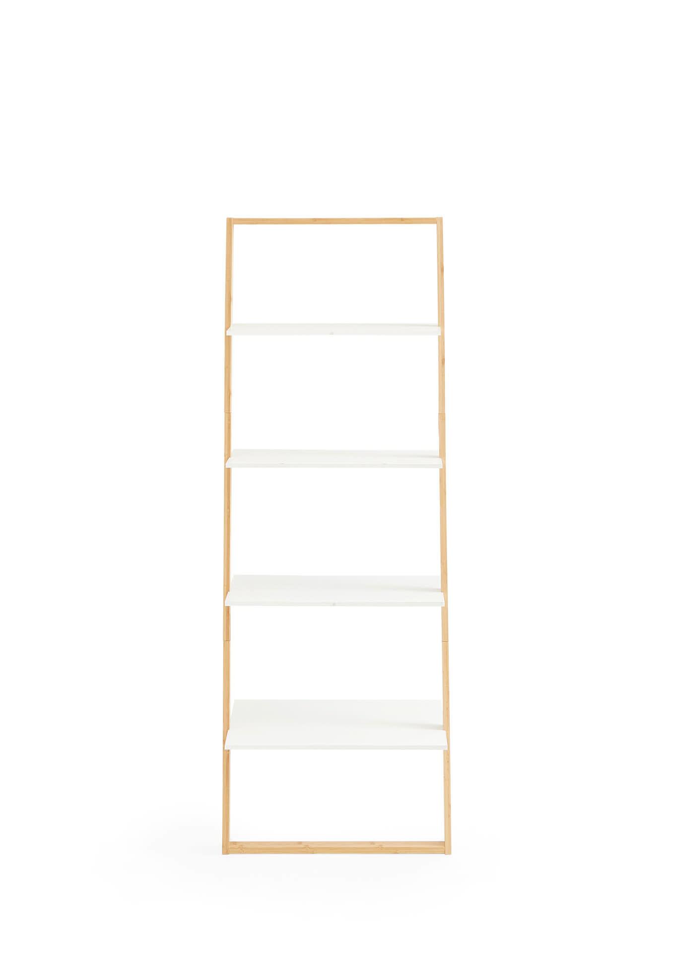 Regal natur weiß B/H/T: ca. 61x164x37 cm