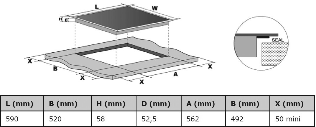 Respekta Küchenblock Premium grau hochglänzend B/H/T: ca. 345x220,5x60 cm
