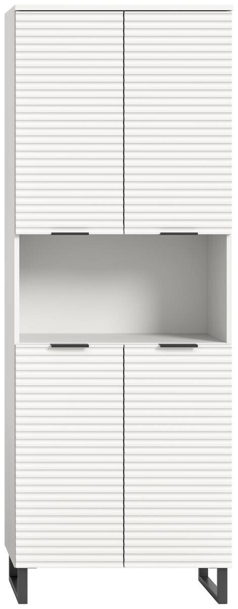 Hochschrank Riff weiß B/H/T: ca. 70x193x34 cm