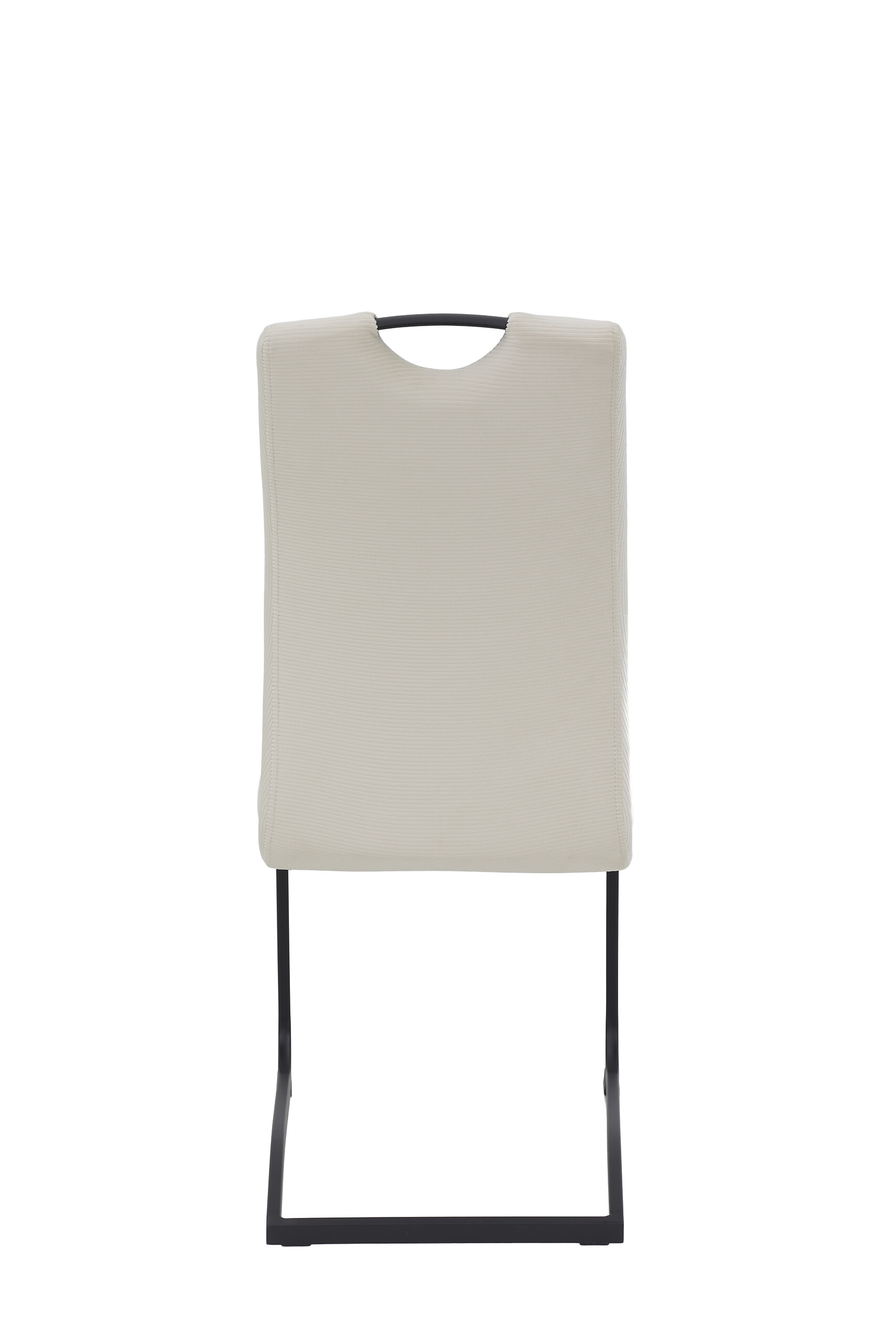 Schwingstuhl Riga beige Samt