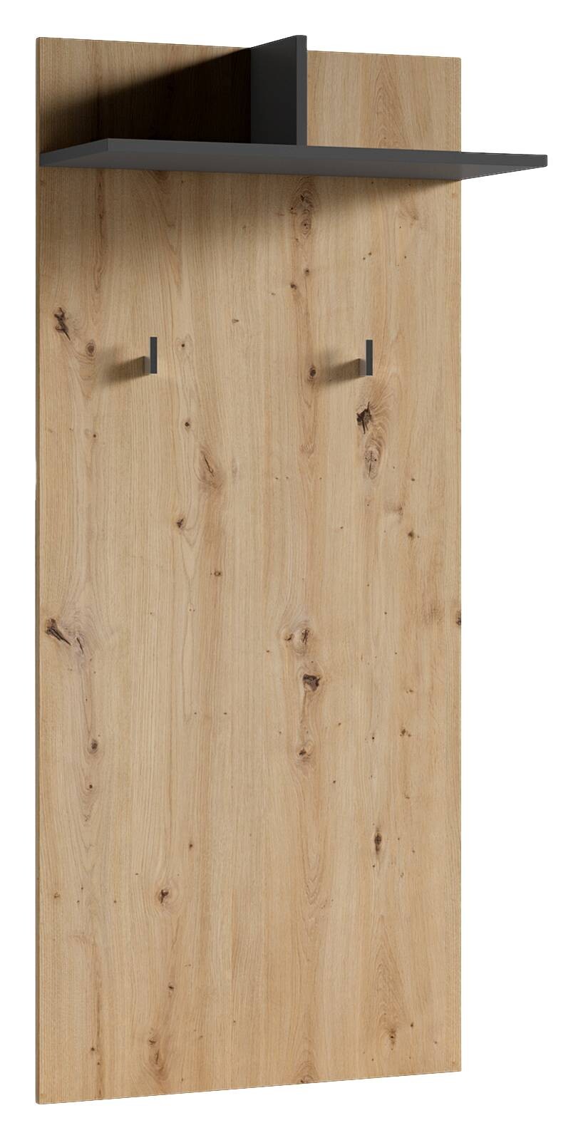 Wandpaneel BEN Eiche Nachbildung anthrazit B/H/T: ca. 60x136x27 cm