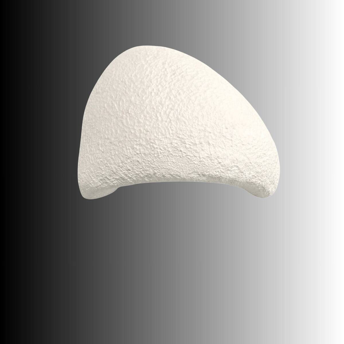 Opviq Wandleuchte weiß Fiberglas Metall B/H/T/L: ca. 30x18x32x30 cm 1 Brennstellen