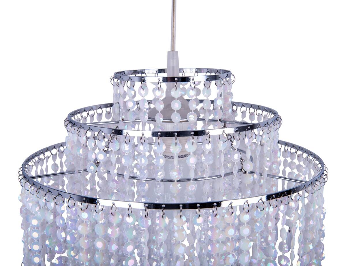 Näve Leuchten Pendelleuchte 7013831 transparent Metall Kunststoff B/H/T: ca. 32x43x32 cm E27 1 Brennstellen