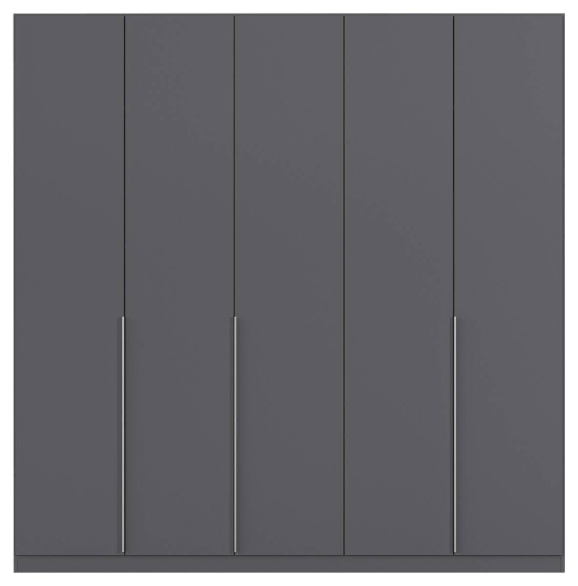 Kleiderschrank Alabama grau B/H/T: ca. 225x229x54 cm