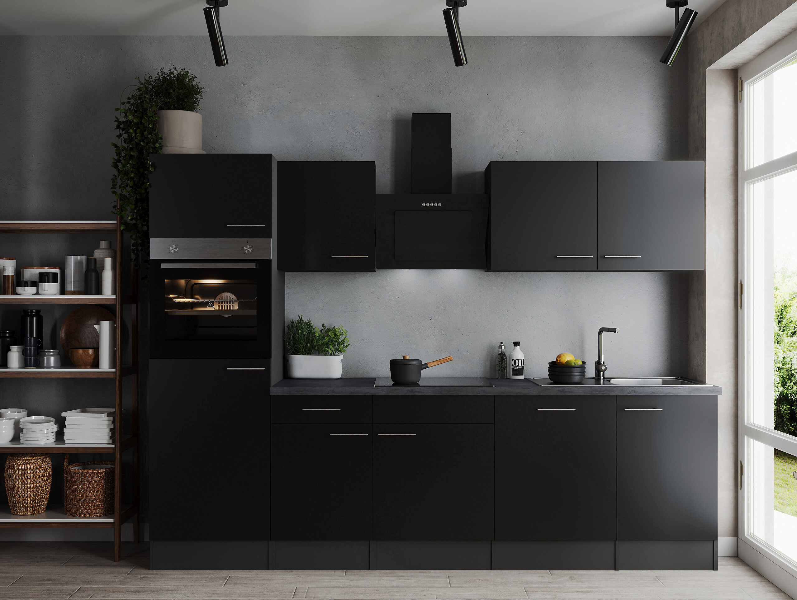 Küchenblock Oliver B/H/T: ca. 280x205x60 cm