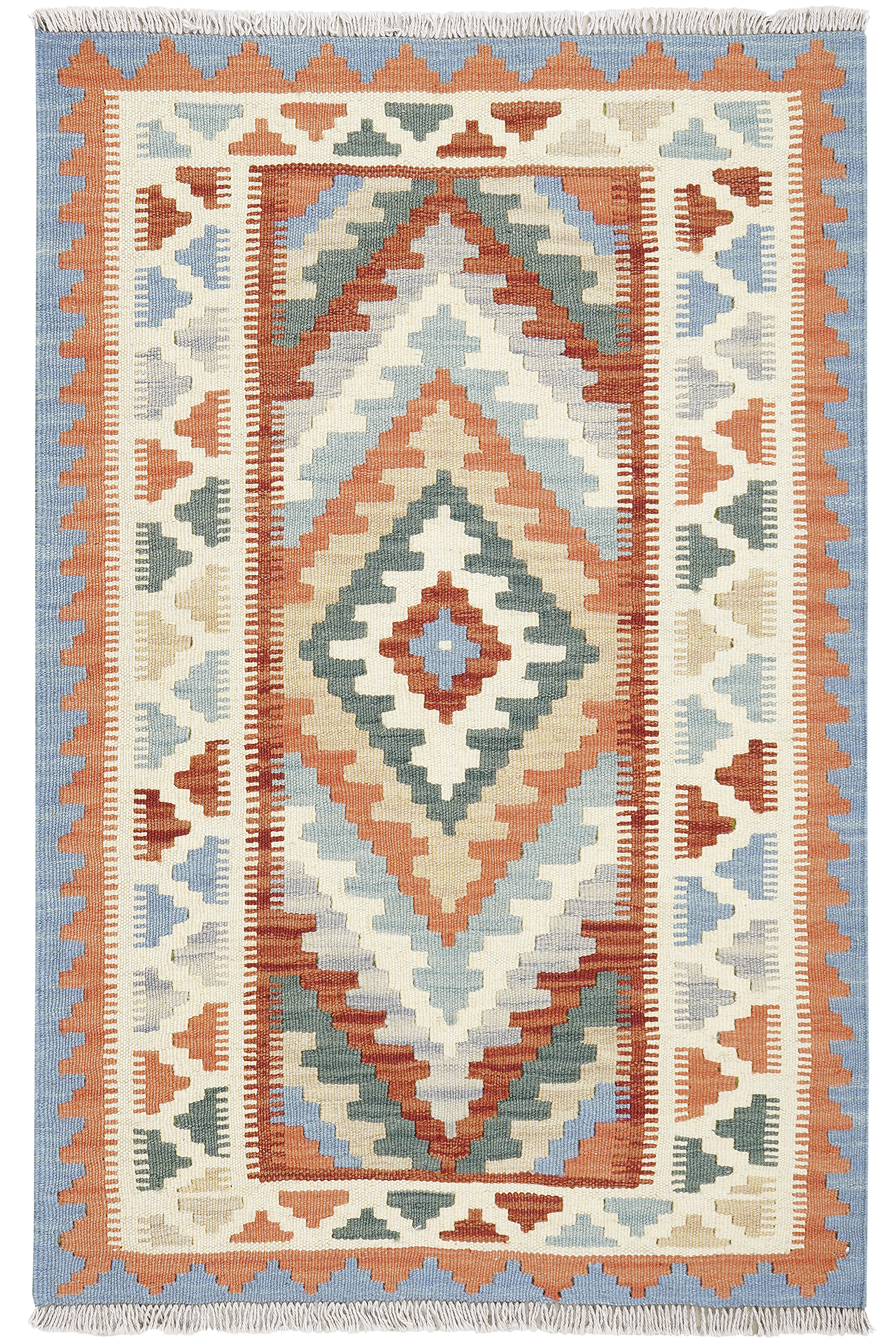 PersaTepp Teppich Kelim Gashgai bunt B/H/L: ca. 85x1x130 cm