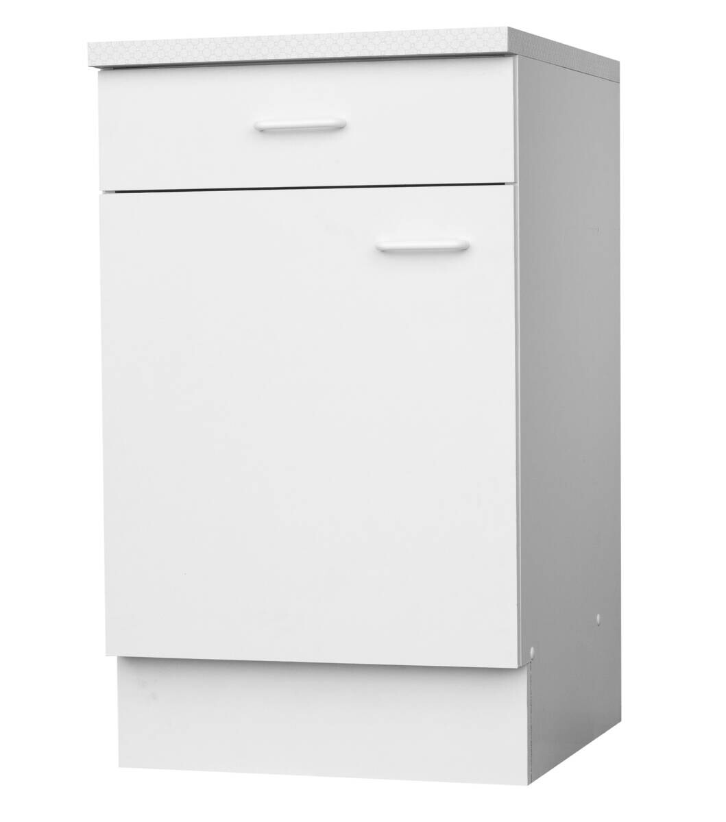 Unterschrank weiß matt B/H/T: ca. 60x85x60 cm Unterschrank weiß matt B/H/T: ca. 60x85x60 cm