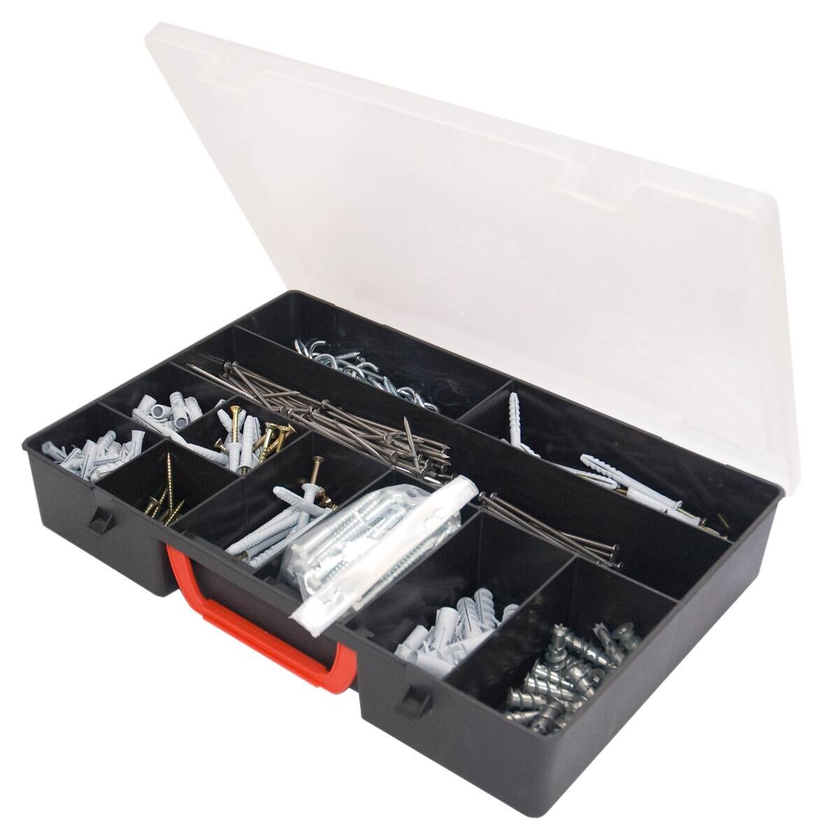 Sortimentskasten schwarz B/H/L: ca. 22x5,5x30 cm