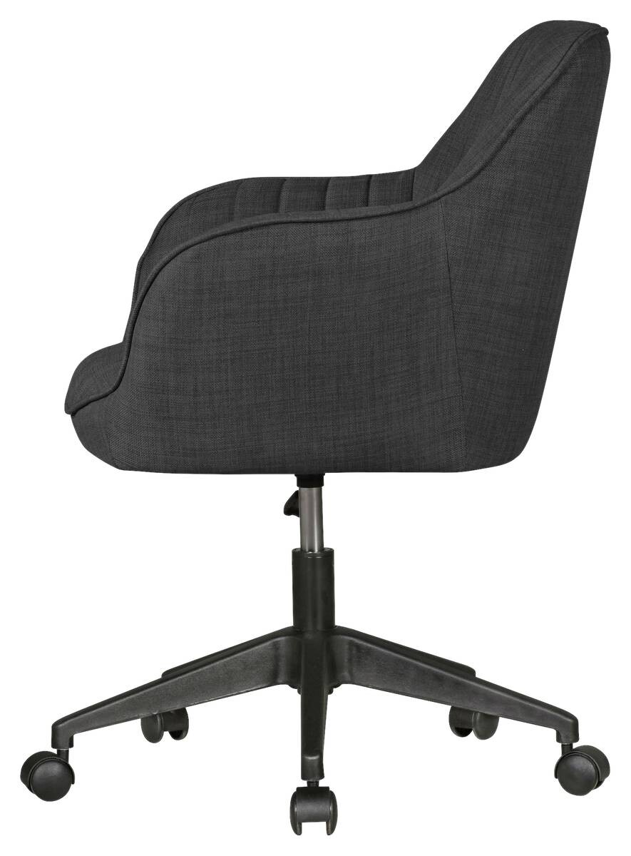 Drehstuhl schwarz Stoff