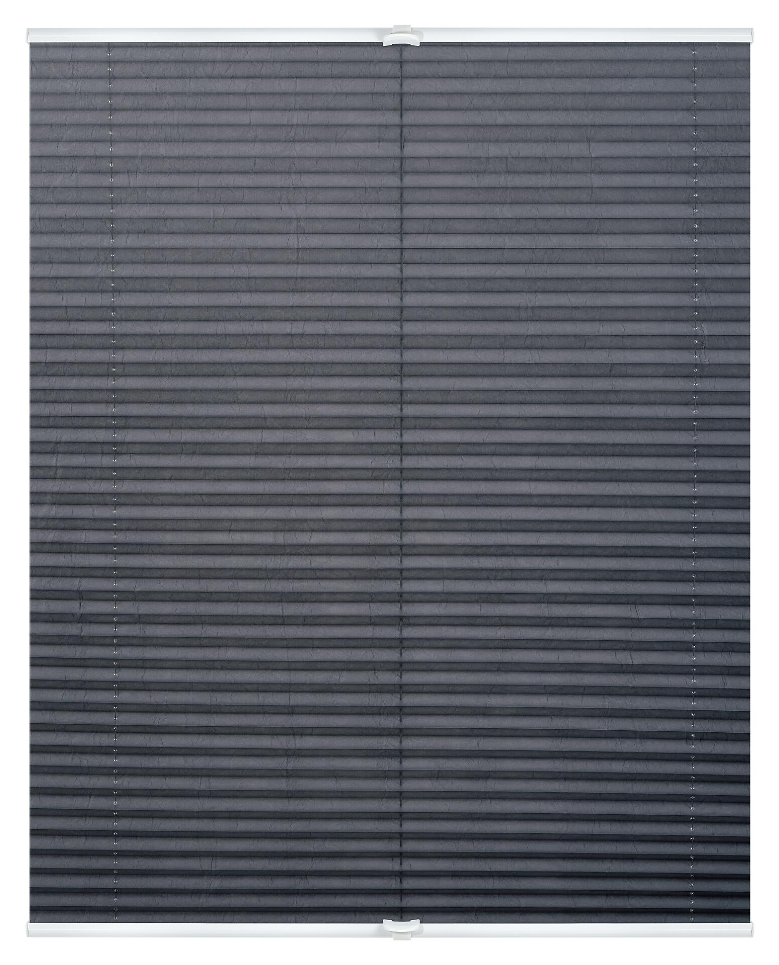 LICHTBLICK Spannplissee grau B/L: ca. 110x130 cm