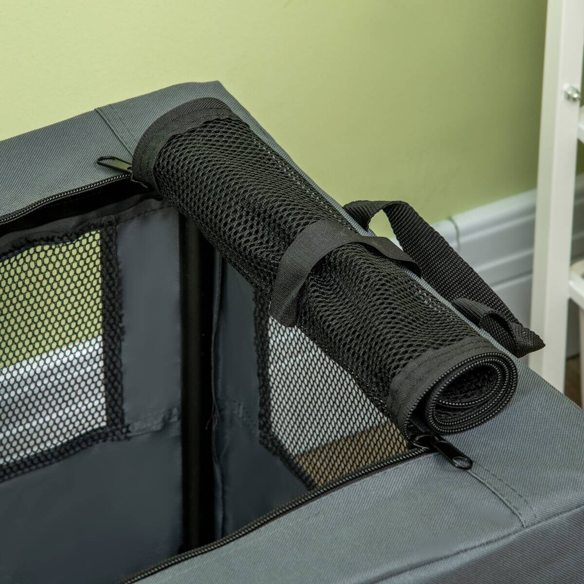 PawHut Hunde-Zubehör grau Edelstahl B/H/L: ca. 42x60x42 cm