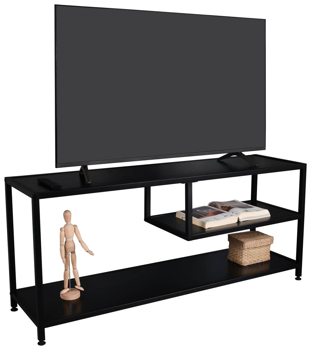 Konsole Theresa schwarz Metall B/H/T: ca. 120x50x33 cm