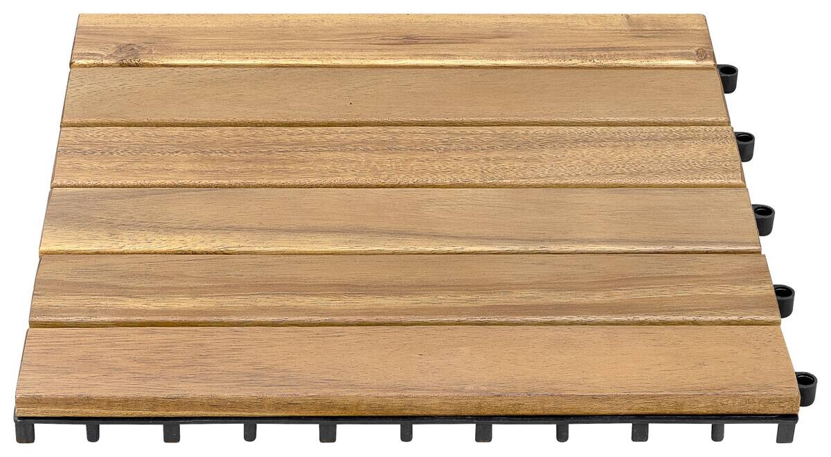 POCOline Terrassenfliese Akazie Akazie B/L: ca. 30x30 cm