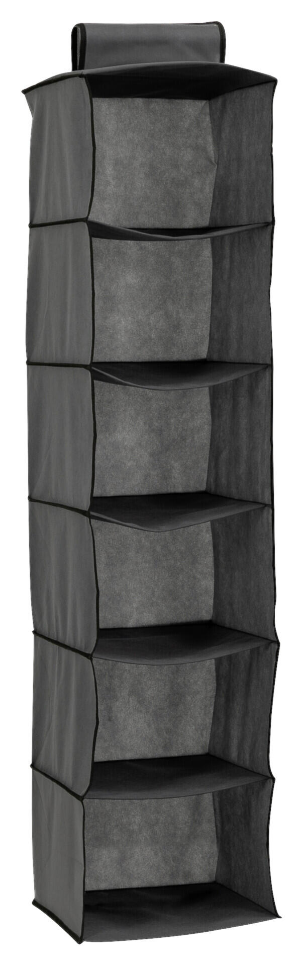 Axentia Hänge-Aufbewahrung grau Stoff B/H/L: ca. 28x112x28 cm Axentia Hänge-Aufbewahrung grau Stoff B/H/L: ca. 28x112x28 cm