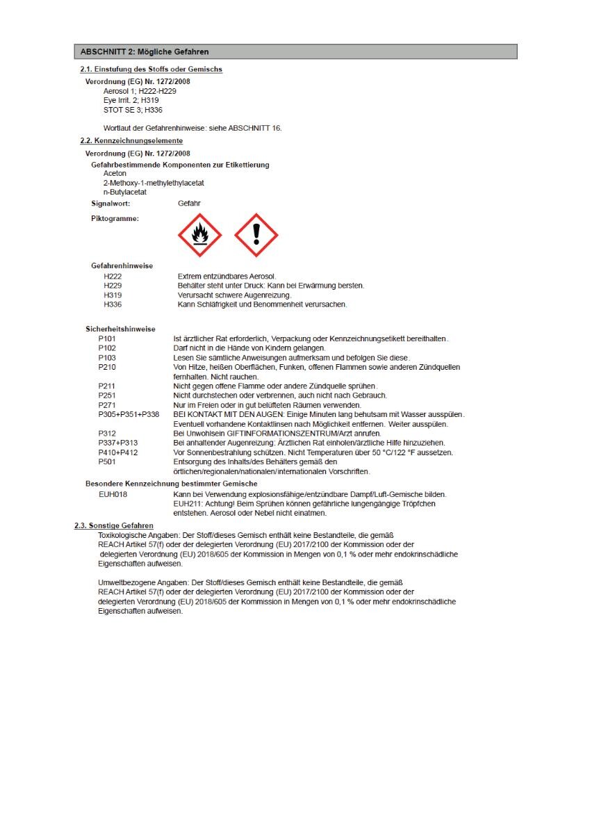 Super-Nova Lackspray tiefschwarz seidenmatt ca. 0,4 l