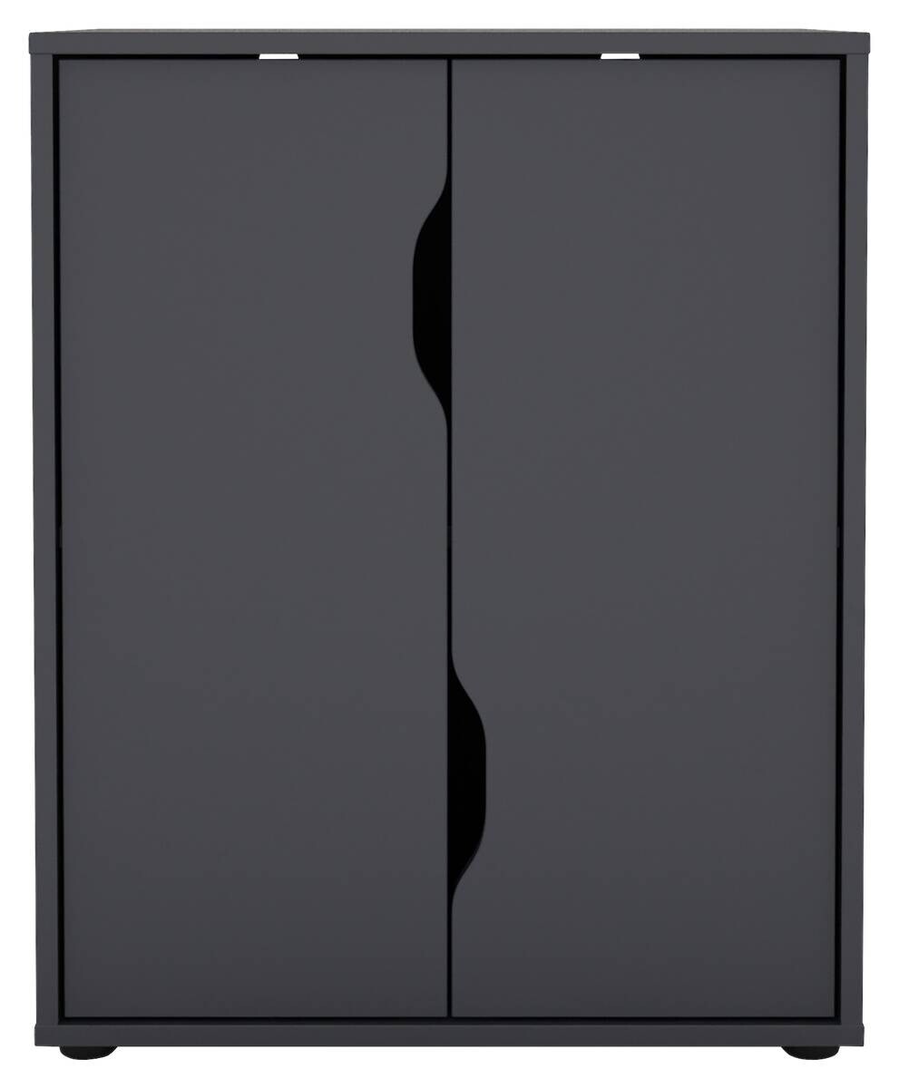 Aktenschrank BELFAST anthrazit B/H/T: ca. 60x76,5x37 cm