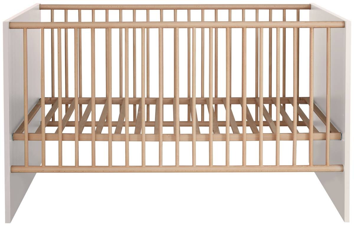 Babybett Mats weiß B/H/T: ca. 144x83x78 cm